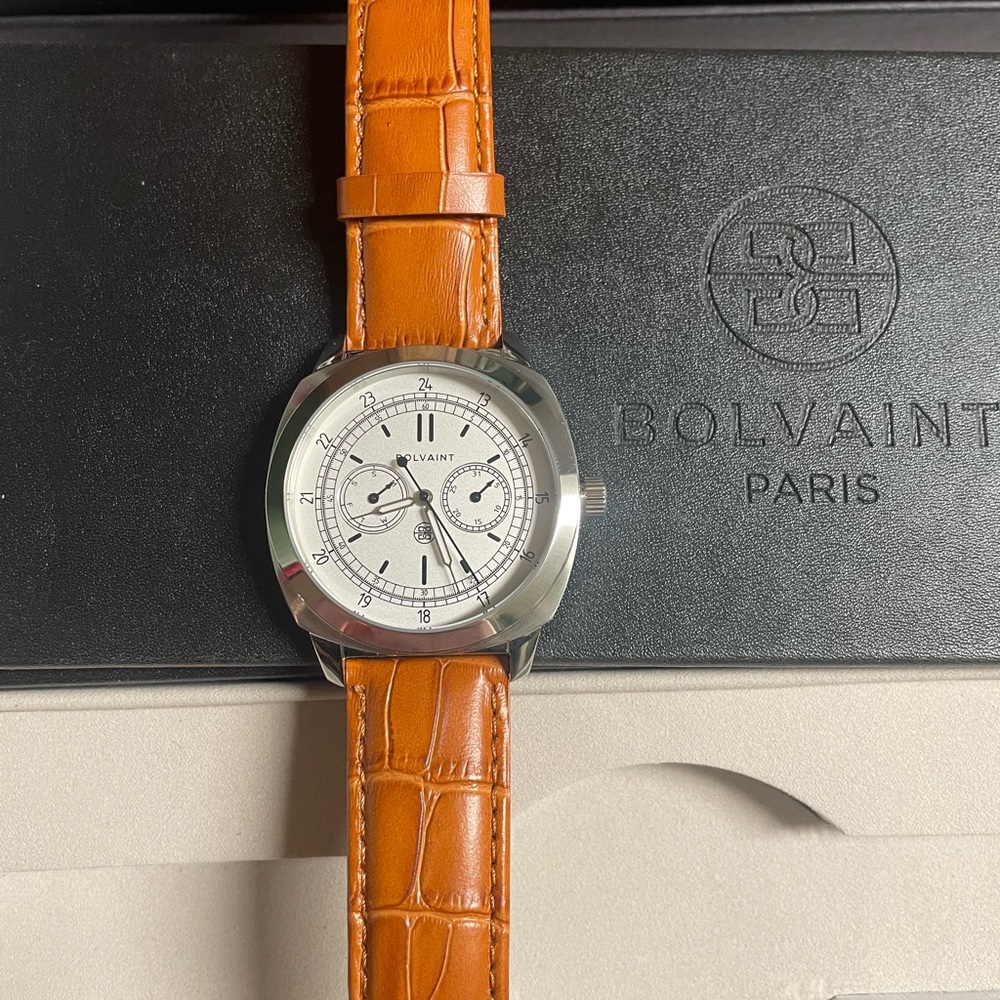 Men’s Bolvaint Watch. NEW. Never worn! In box with price tag.